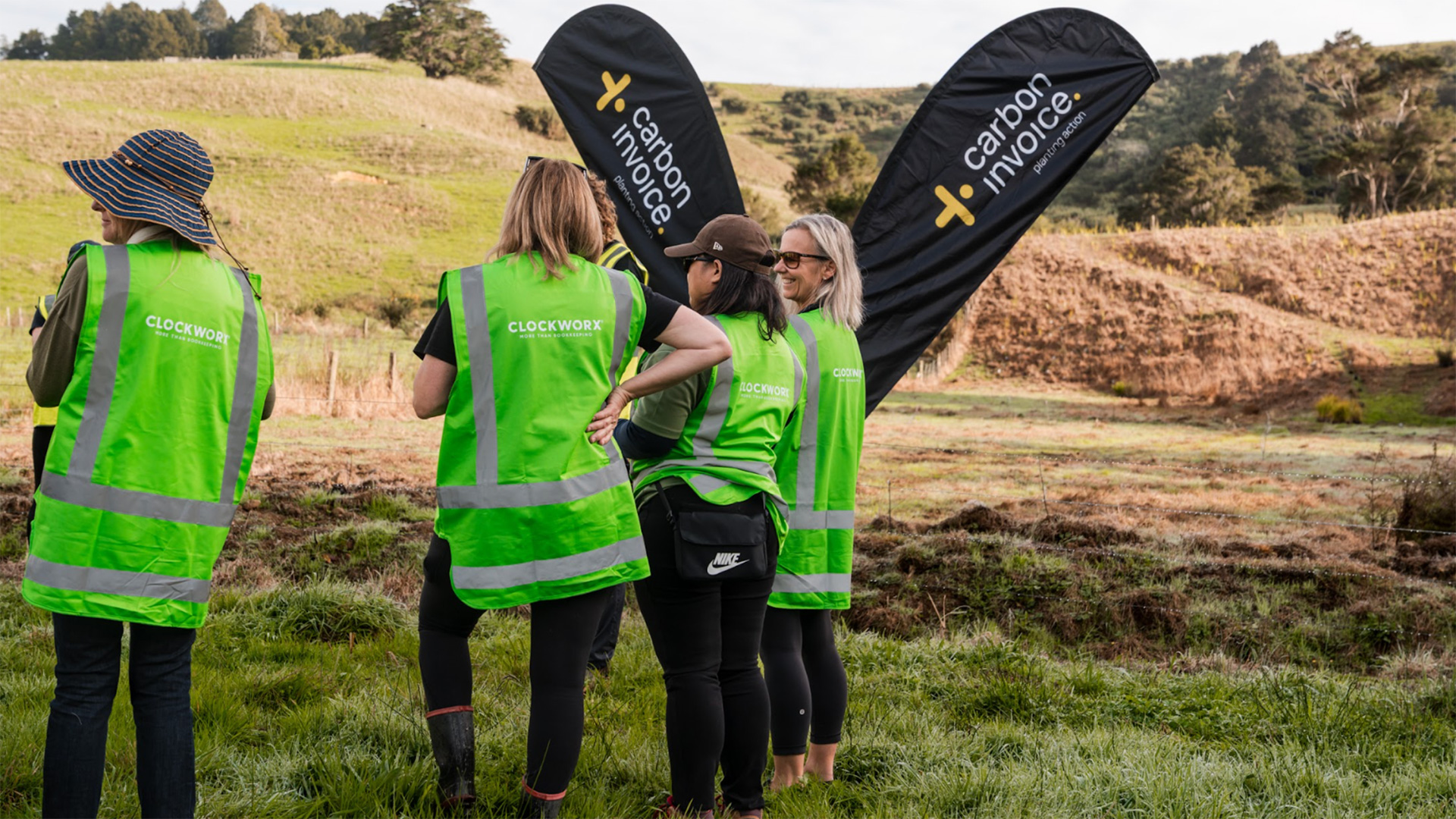 ClockworX team planting trees during the May 2025 Tree Planting Action Day